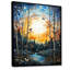 «Forest Silent Symphony Pointillism III» - Décoration murale paysage et nature-365666637-365666638