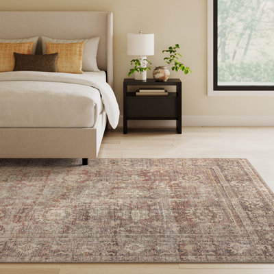Tapis bordeaux / antique Georgie
