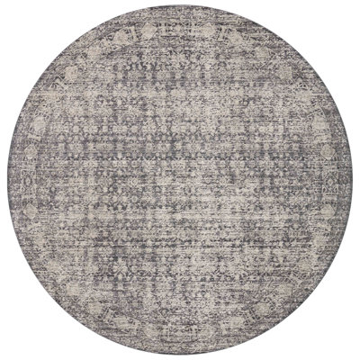 Tapis gris anthracite / colombe Amber Lewis x Loloi Alie
