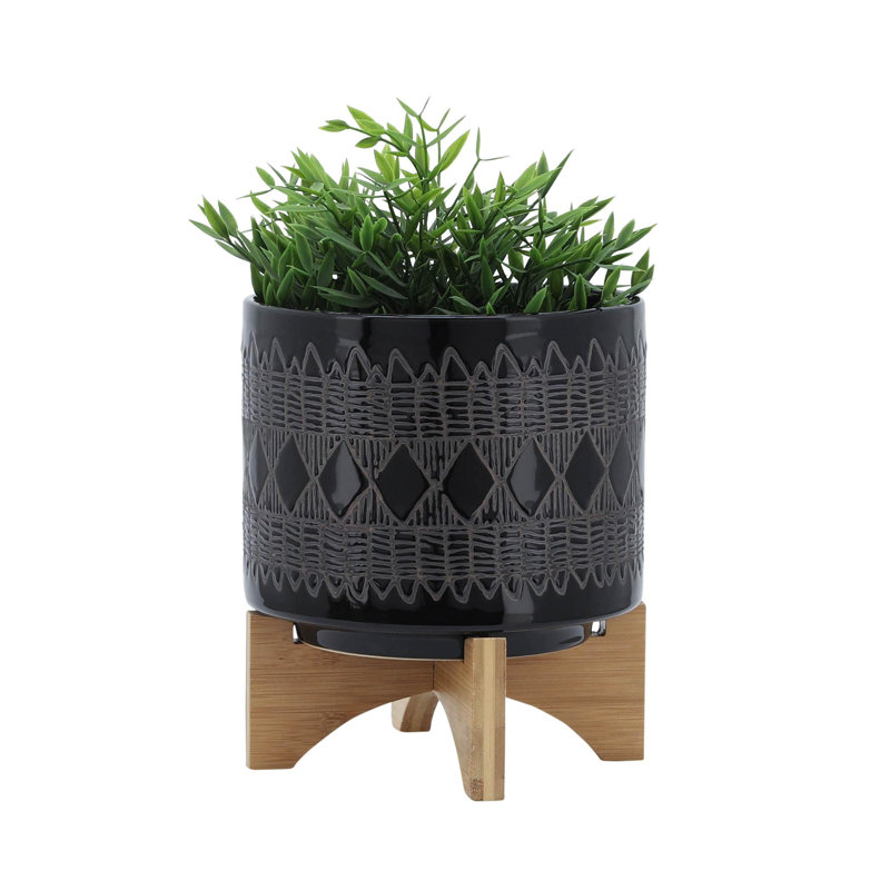 Includes plant rack flower pots
