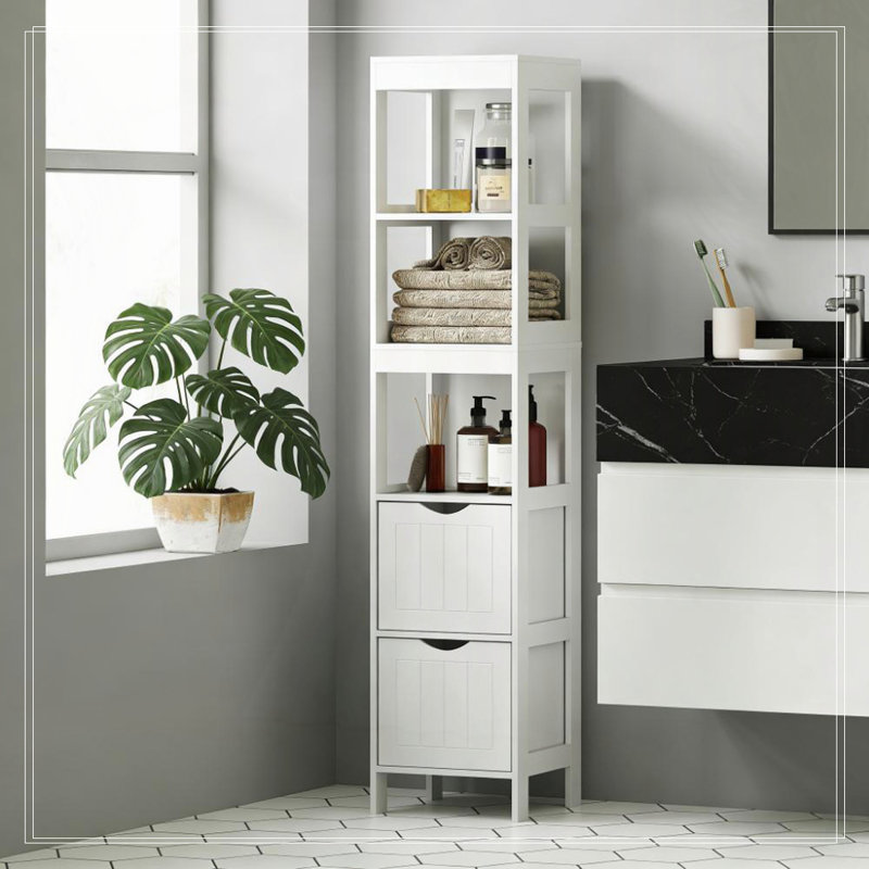 Narrow Bathroom Storage Cabinet