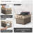 Sorbus Fabric Cubby Organizer with Handles-848386731
