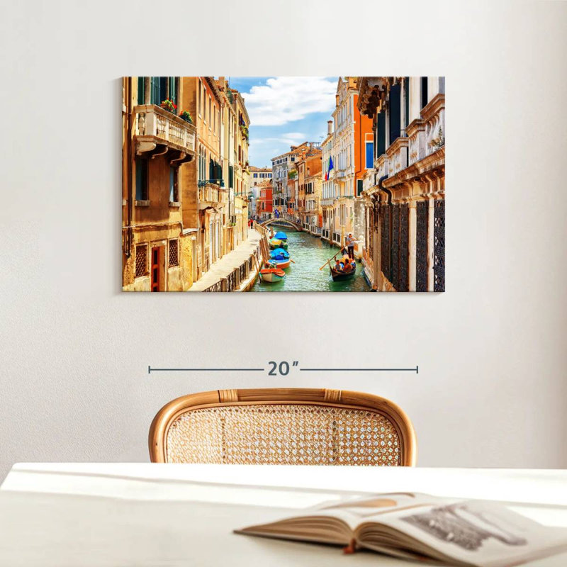 Ravi Rio Marin Canal, 16" H x 24" W
