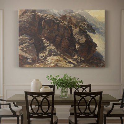 Rocky Slope-Edward Theodore Compton-Toile tendue avec châssis-c. Fin du 19e siècle / début du 20e siècle