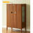 American Country-style Beech Wood Bar Cabinet