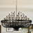 Black Chandelier 96 Light, Large Modern Farmhouse Chandeliers For Dining Room, Industrial Candle Pendant Lighting Fixture For Foyer Hallway Entryway High Ceiling, Bedroom, Living Room-26904652-26904655-26904648