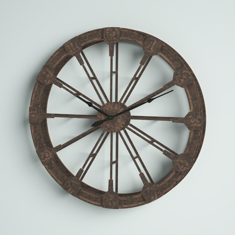 Deron Metal Wall Clock