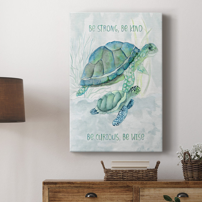 Famille de tortues I - Cavas enveloppés de galerie, H 36 po x l 24 po