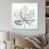 Cadre flottant blanc