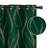 100% Blackout Thermal Insulated Curtains - Wave Line with Dots Gold Print, Grommet Top, 2 Panels-73219870-73219864