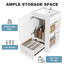 Ensemble de meuble-lavabo simple 20 po avec lavabo en céramique-1119237595