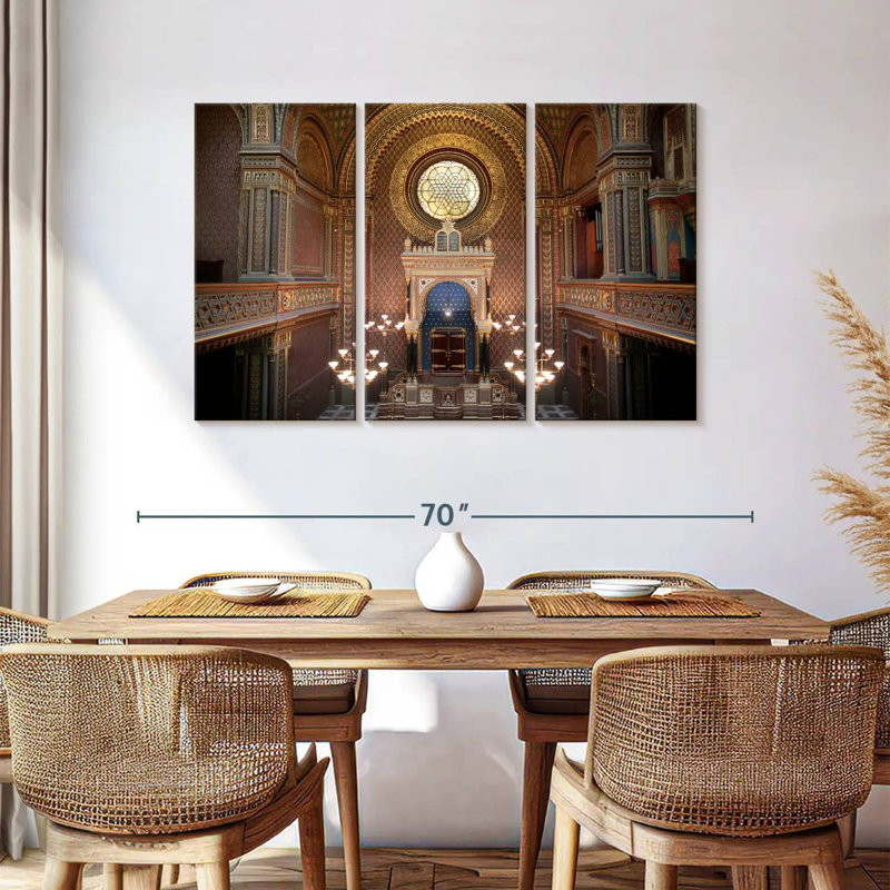 Spanish Synagogue, 36" H x 57" W