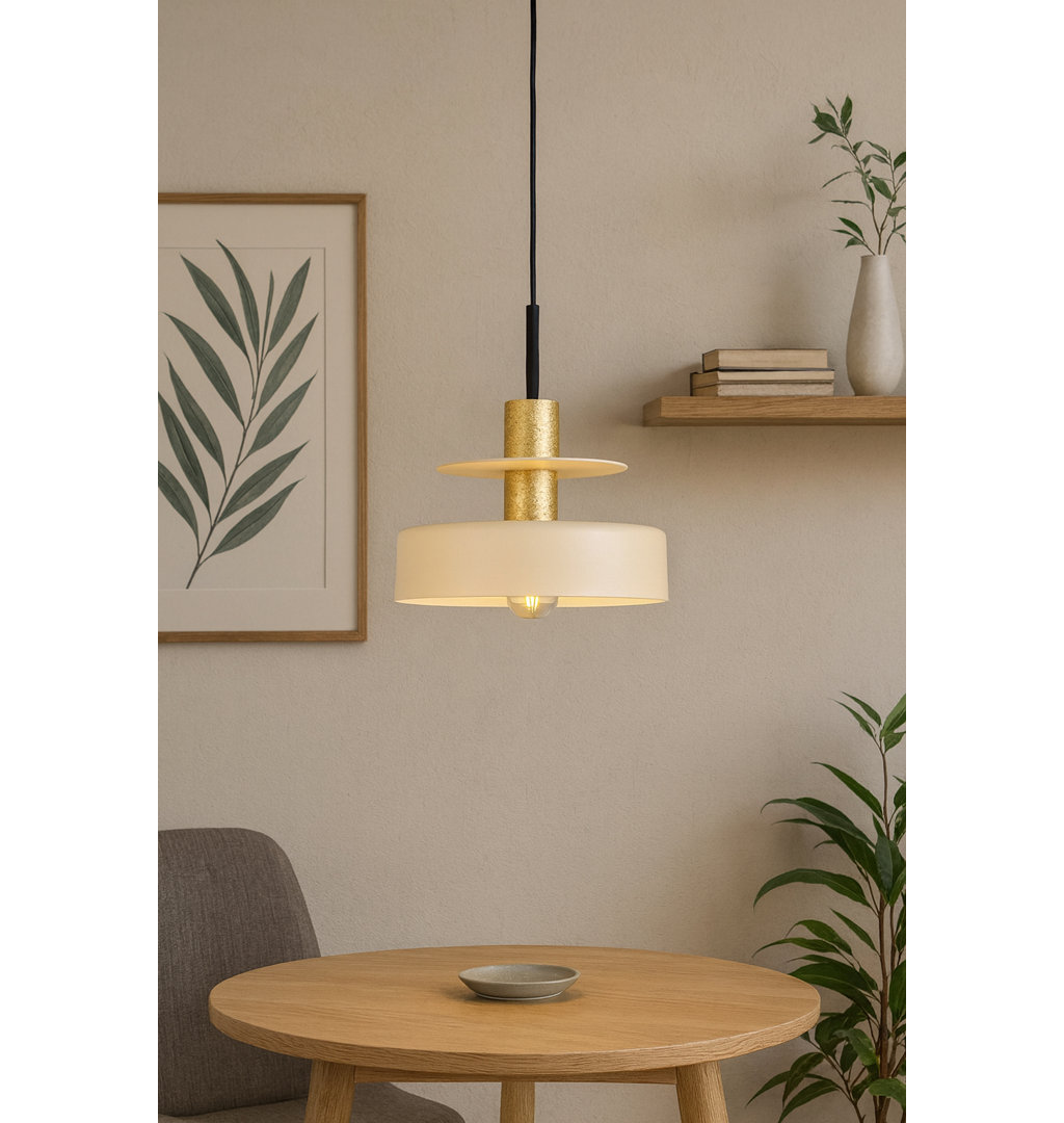 1 - Light Matte Black Drum Pendant