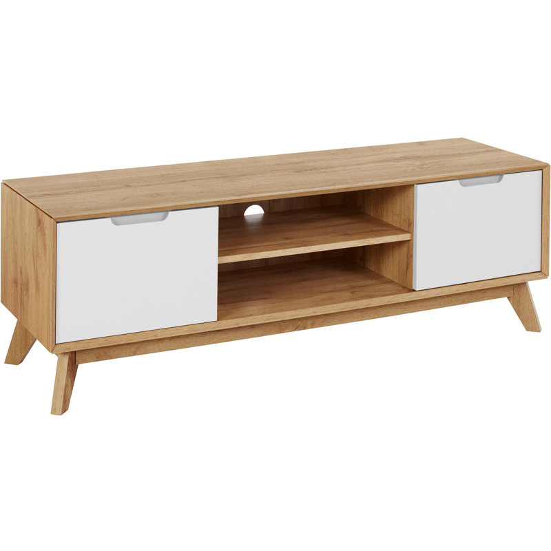 Rockcale 135cm Sideboard, Oak/White