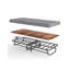 Lit pliant en mousse viscoélastique avec roues verrouillables l 31 po x P 75 po x H 14 po Jix Living