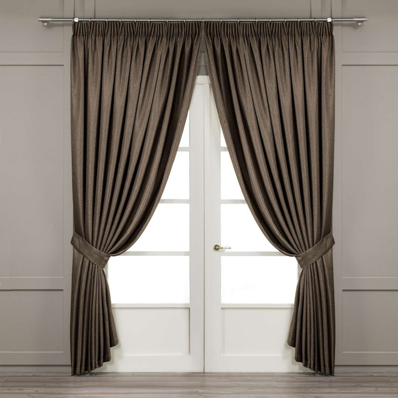 Scandinavia Room Darkening Sliding Panel, Gray, 94" x 118"