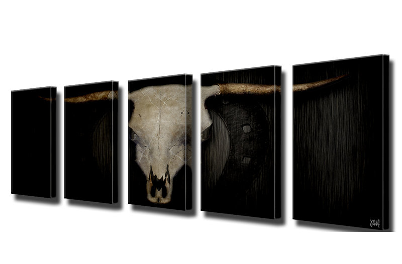 Ensemble de 5 reproductions de photos sur toile born2bwild xvii-5