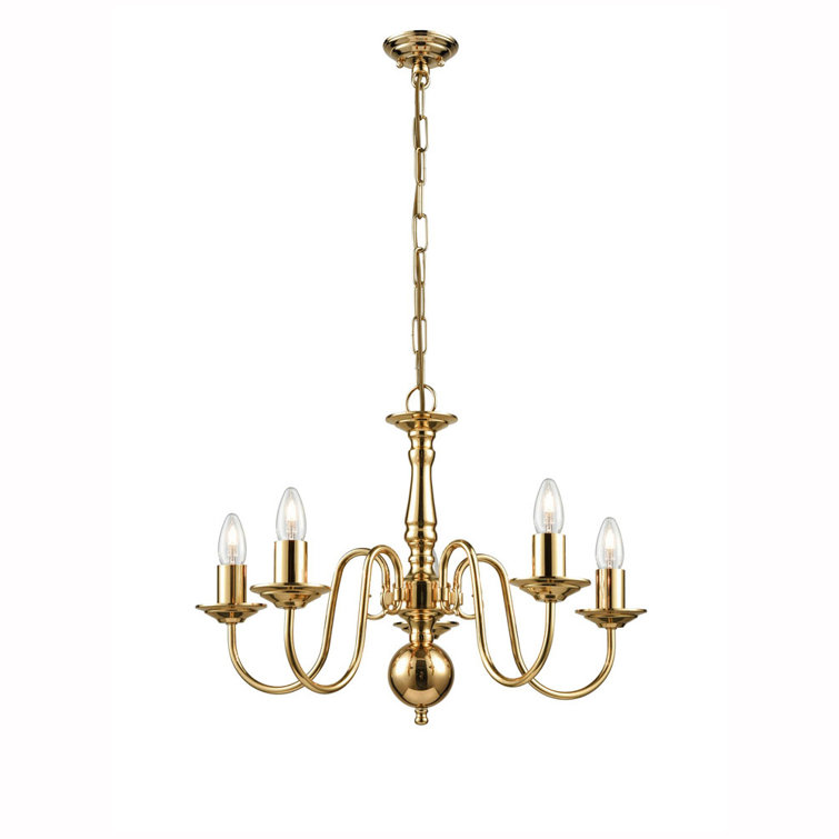 Delft 5-Light Shaded Chandelier