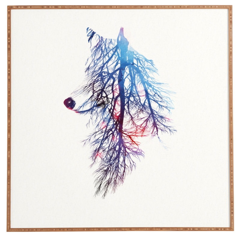 « my roots »-cadre photo, impression sur bois, H 20" x l 20" x P 1"