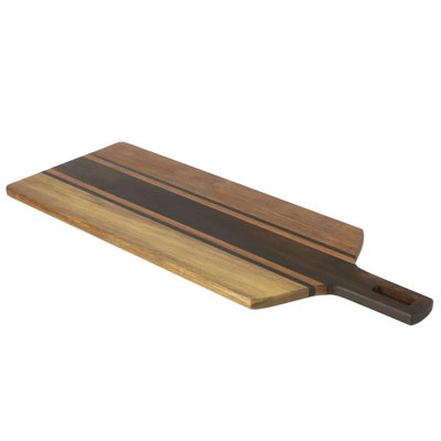 Kenmore San Ysidro 26.5 X 10 Inch Acacia Wood Cutting Board With Handle – Extra-large Rectangle Butcher Block & Charcuterie Board