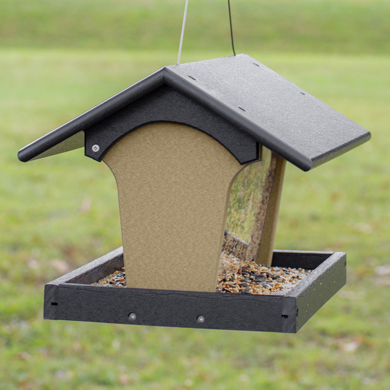 Mangeoire d'oiseaux à trémie suspendue