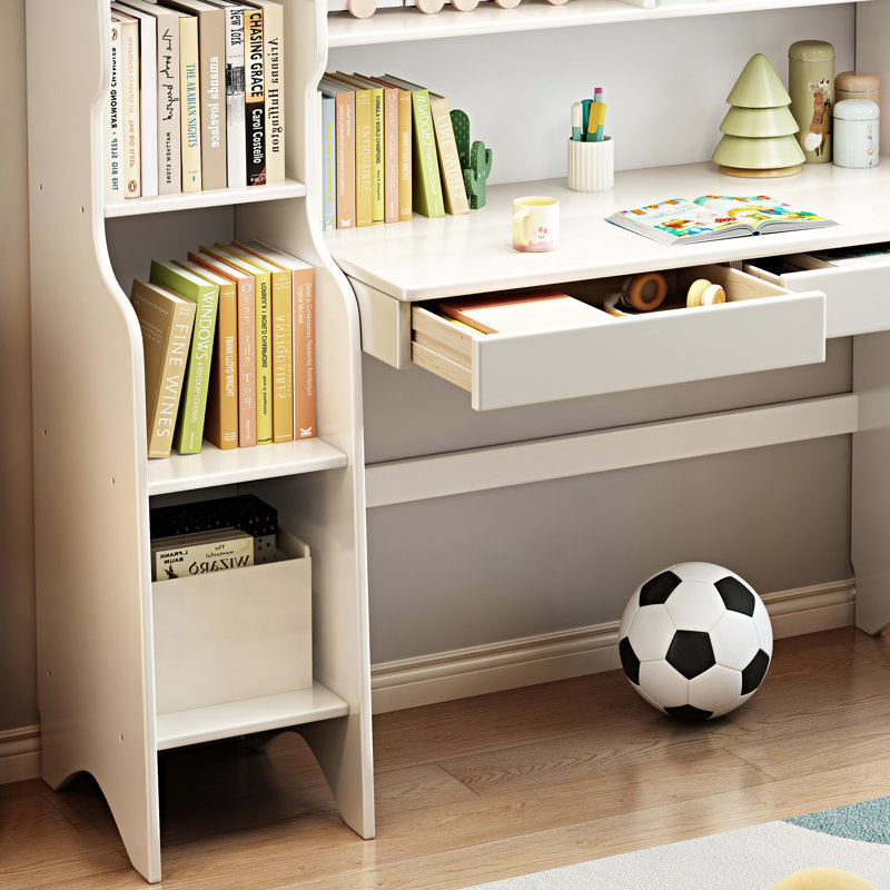 Table d'ordinateur Gribble 51,2 po, Blanc