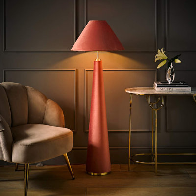 Heido 140cm Satin Traditional Floor Lamp