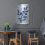  «Leaves Of Blue 2» par Courtney Prahl, art mural en métal, 24 po x 36 po-38810658