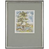 Gauzy Shimmerings Print by Daughdrill