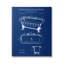 «Blue Bathaign Brevet Blueprint Canvas» par Karl Hronek-2096874183