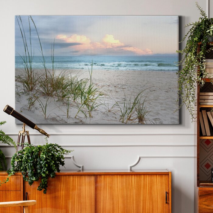 Beachcrest Home Beach Driftwood Framed On Canvas Print & Reviews | Wayfair