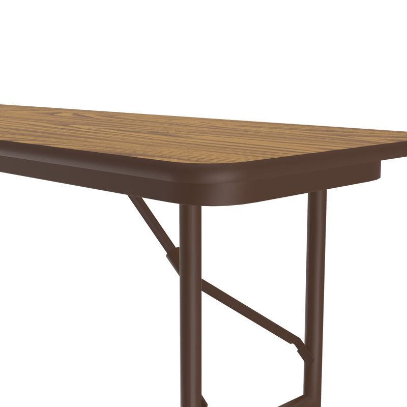 Table pliante rectangulaire 72'', Chêne, 29" H x 48" L x 60" W