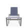 Holna Outdoor Rust-Resistant Metal Chaise Lounge