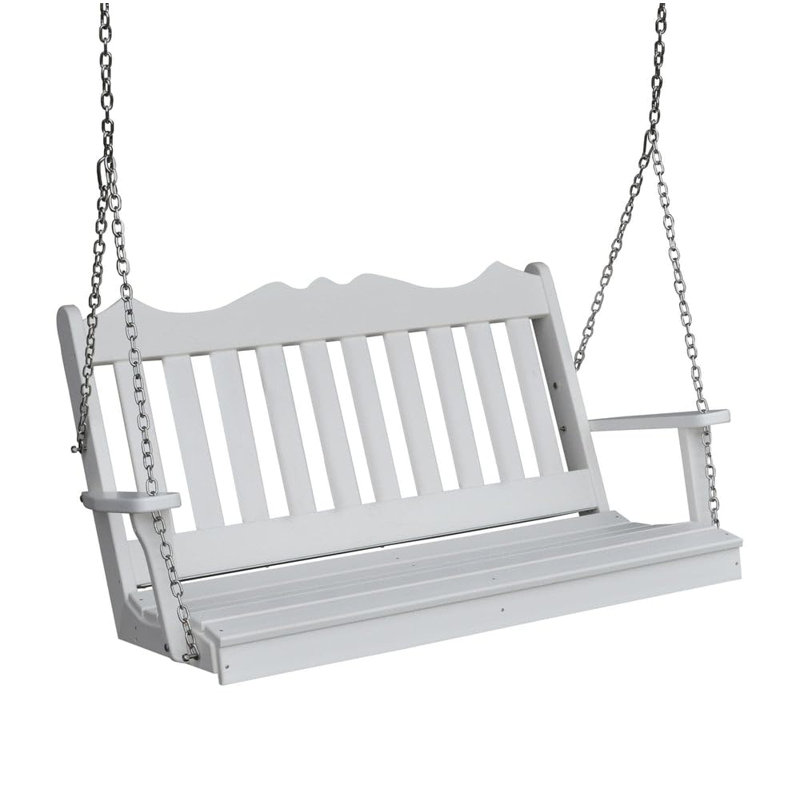 Balancelle 4 pieds en composite York, Blanc brillant, 52"