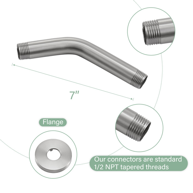 Complete Shower System with Rough in-Valve, Brushed Nickel