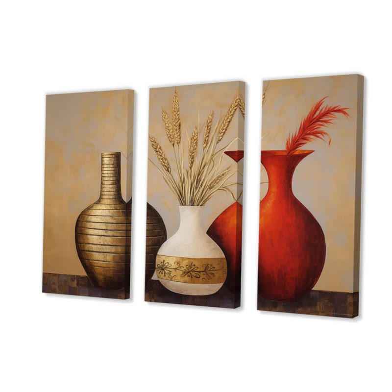 Ensemble d'art mural Ashton - Boho Pottery, H 28 po x l 36 po x P 1 po