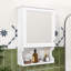 Armoire à pharmacie murale avec miroir et tablettes réglables-1253761922