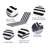 2PCS Set Outdoordoor Loungelounge Chair Cushion Replacement, Patio Furniture Seat Pad For Chaise Lounge, Featuring Black & White Design, Polyester Material, Available In Diverse Color/Pattern Options-772769925-772769926
