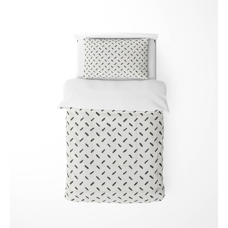 Kat Decorative Lightweight Comforter Set, Ivory