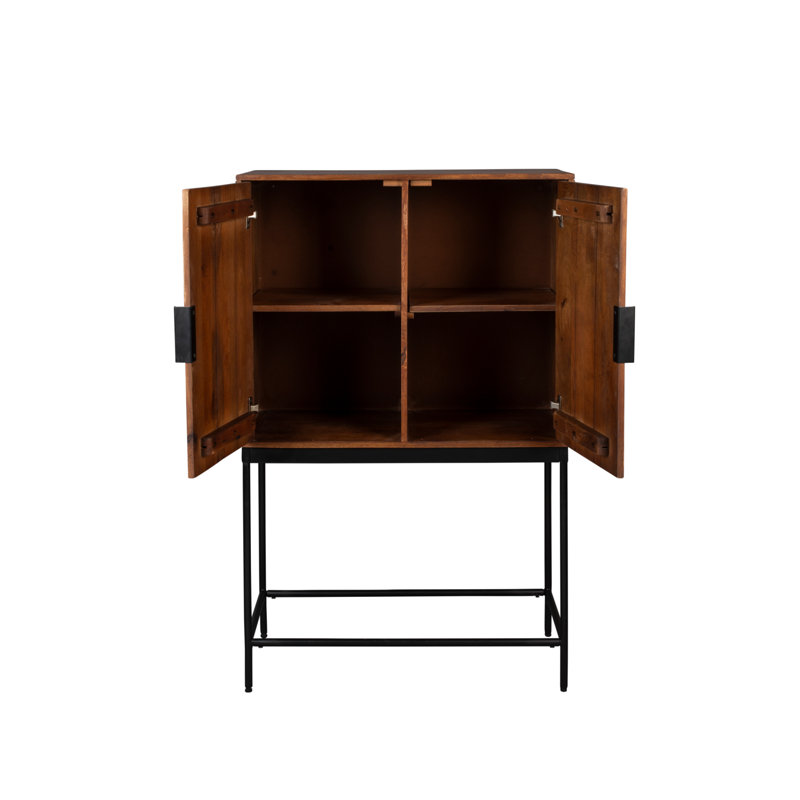 Saroo Solid Wood Accent Cabinet