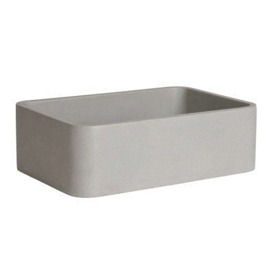 Chevington 11.13'' Concrete Rectangular Bathroom Sink