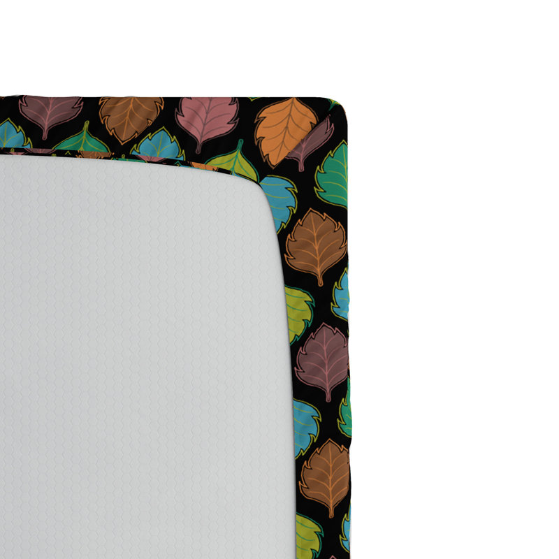 Microfiber Floral Fitted Sheet, Full Fitted Sheet