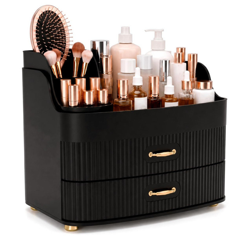 Plastic Compartment Makeup Organiser