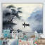 «Asian Art Ink Lake II», art mural asiatique-1808212902-1808212909