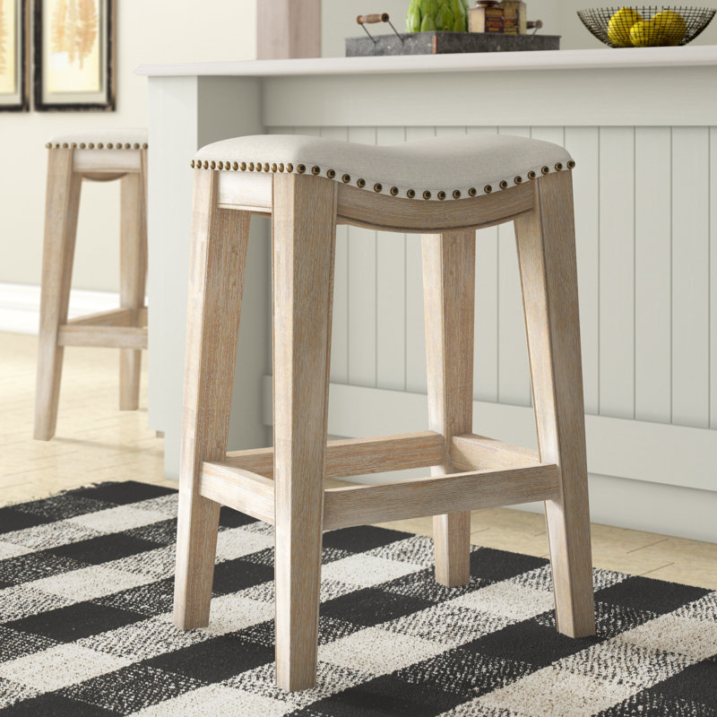Tabouret de bar et de comptoir Urbanna, Gris, Tabouret de bar (siège d’une hauteur de 30,5 p