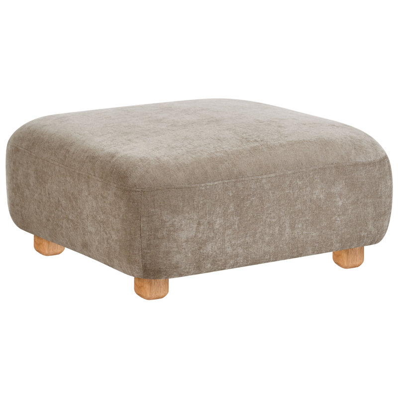 Tambre 79 Wide Ottoman, Fabric, Beige