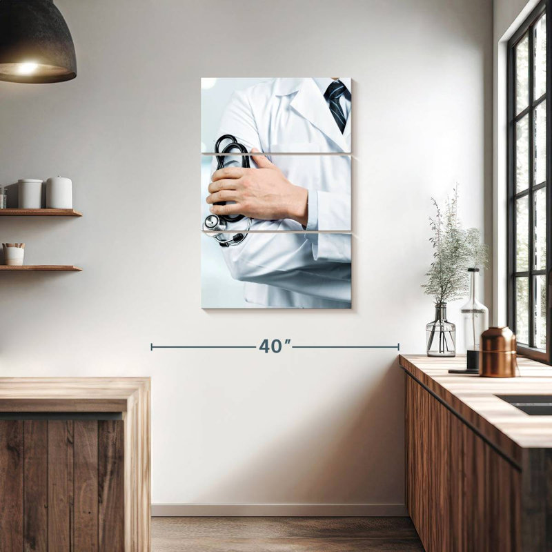 Alcaraz, hôpital, médecin en service, H 38 po x l 24 po
