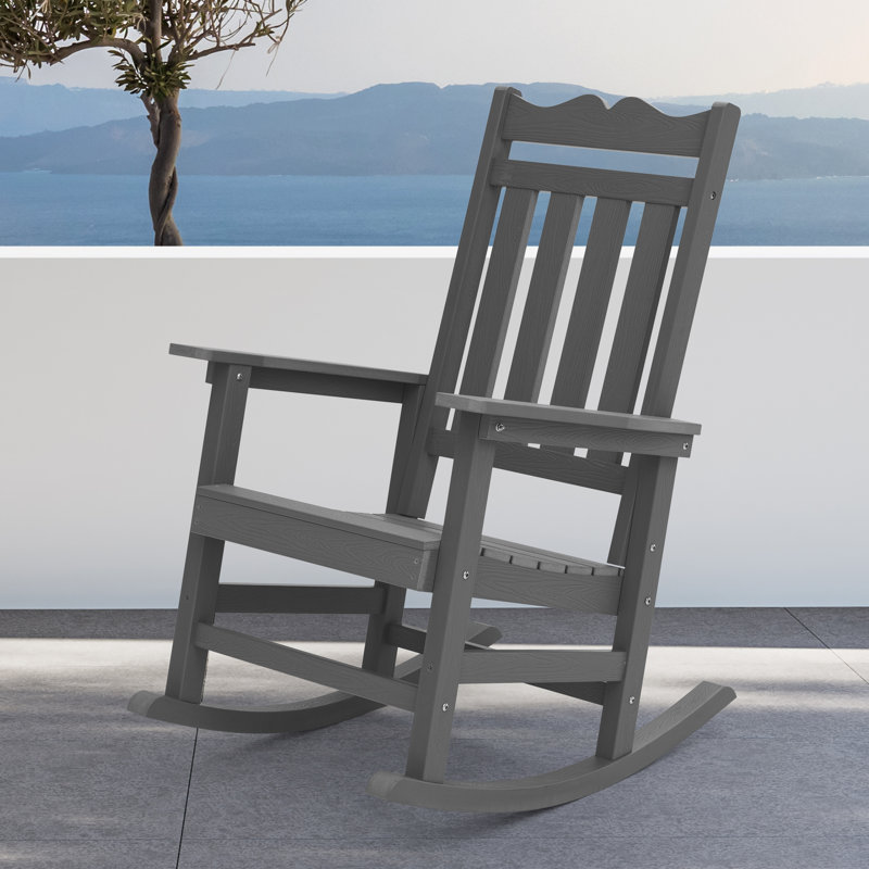 Fauteuil Adirondack 1 pièce Kailan, gris