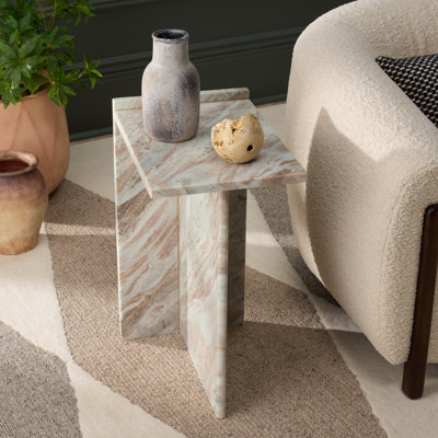 Table d'appoint en marbre Fitzroy Shivianna