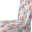 Chaise rembourrée en hibiscus rose pastel Coastal-2096440256